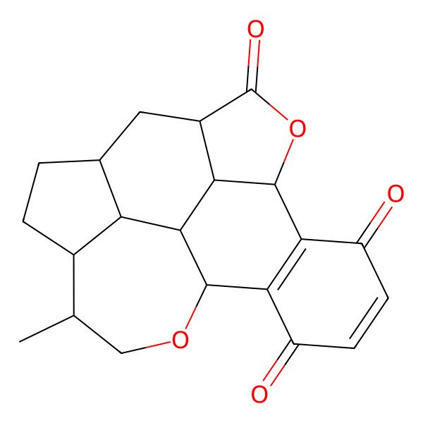 2D Structure of 14-Methyl-3,12-dioxahexacyclo[16.3.1.04,21.05,10.011,20.015,19]docosa-5(10),7-diene-2,6,9-trione
