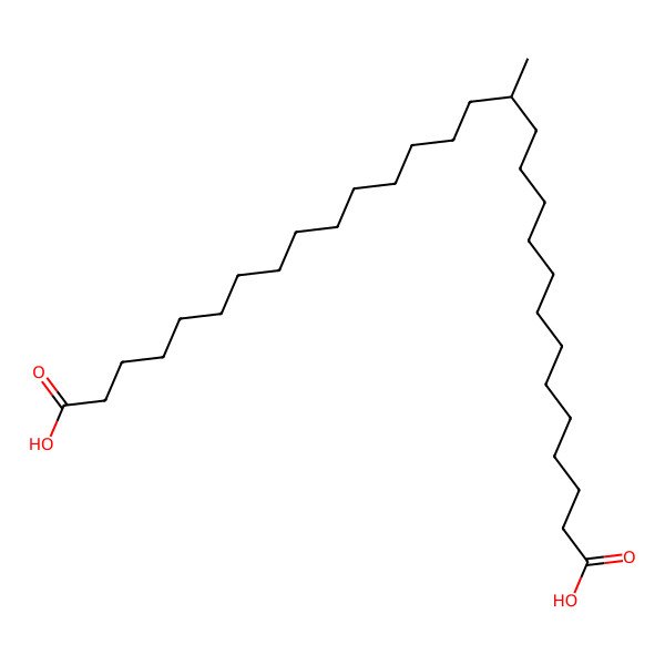 2D Structure of 14-Methylnonacosanedioic acid