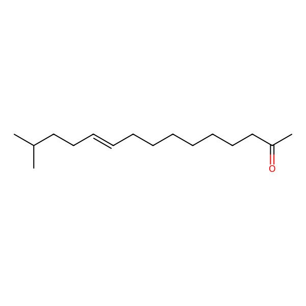 2D Structure of 14-Methylpentadec-10-en-2-one