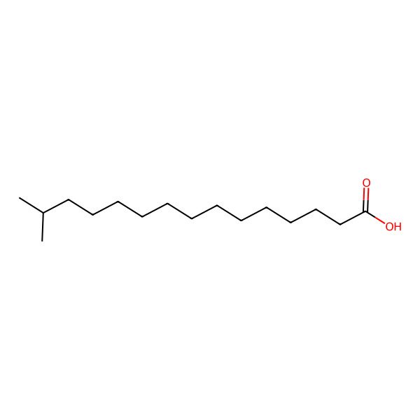 2D Structure of 14-Methylpentadecanoic acid