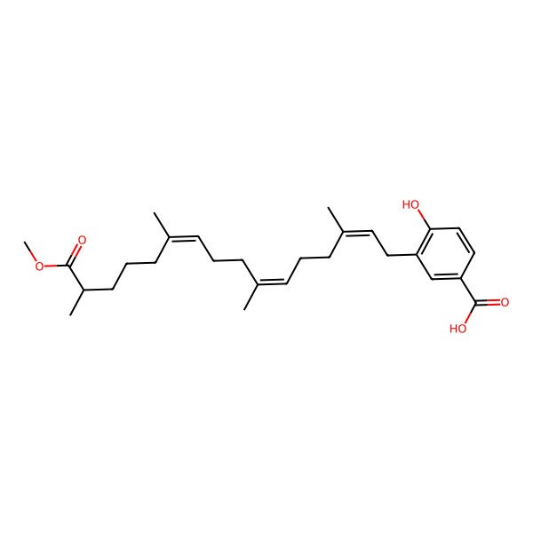 2D Structure of 14',15'-dihydroasiaticusin A methyl ester