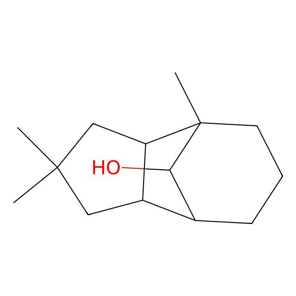 2D Structure of 1,4,4-Trimethyltricyclo[5.3.1.02,6]undecan-11-ol