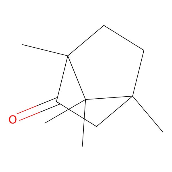 2D Structure of 1,4,7,7-Tetramethylbicyclo[2.2.1]heptan-2-one