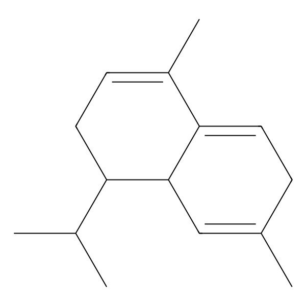 2D Structure of 1,4,9-Cadinatriene