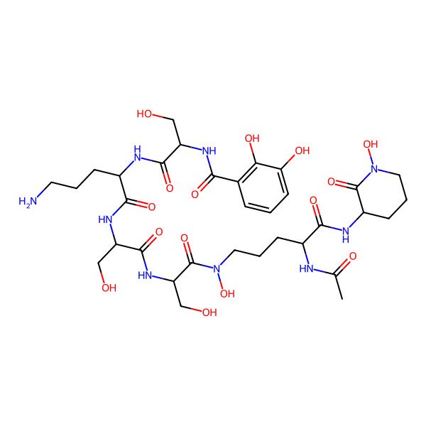2D Structure of Acetyl-qinichelin