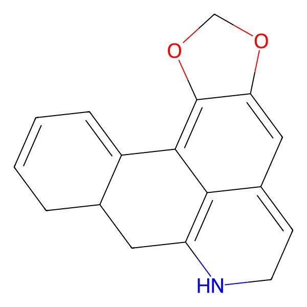 2D Structure of (14R)-3,5-dioxa-11-azapentacyclo[10.7.1.02,6.08,20.014,19]icosa-1,6,8,12(20),16,18-hexaene