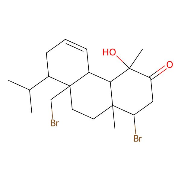2D Structure of 14R-Hydroxy-13,14-Dihydro-Sphaerococcenol A