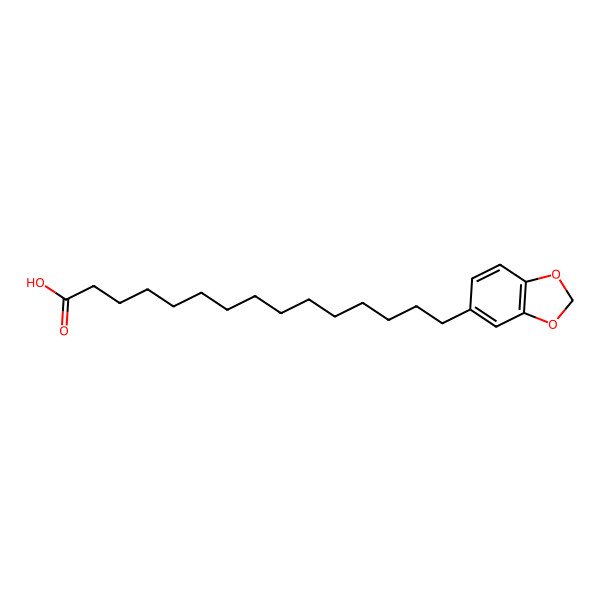 2D Structure of 15-(1,3-Benzodioxol-5-yl)pentadecanoic acid