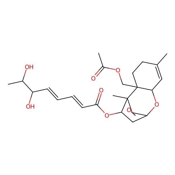 2D Structure of 15-acetyltrichoverrol B