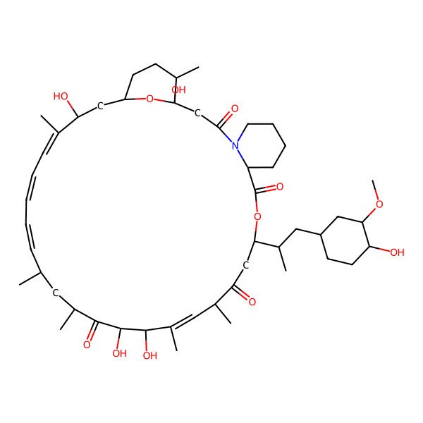 2D Structure of 15-Deoxo-7,32-O-didesmethyl-rapamycin