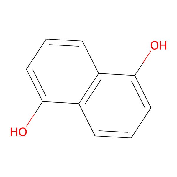 2D Structure of 1,5-Dihydroxynaphthalene 2D Structure of 1,5-Dihydroxynaphthalene