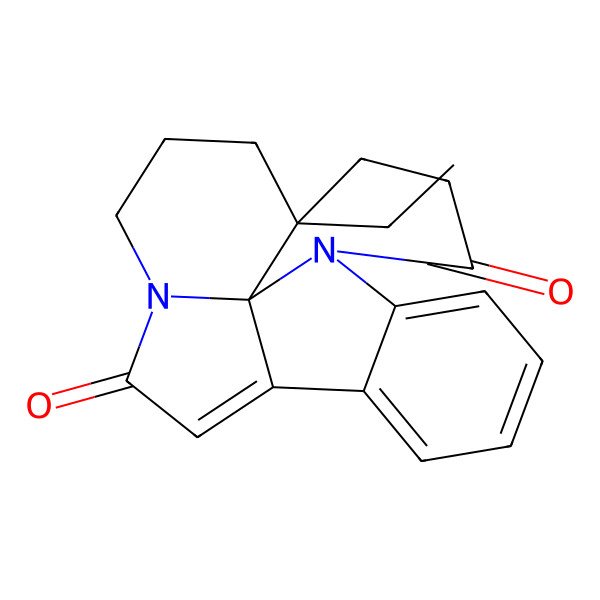 2D Structure of 15-Ethyl-1,11-diazapentacyclo[9.7.1.02,7.08,19.015,19]nonadeca-2,4,6,8-tetraene-10,18-dione
