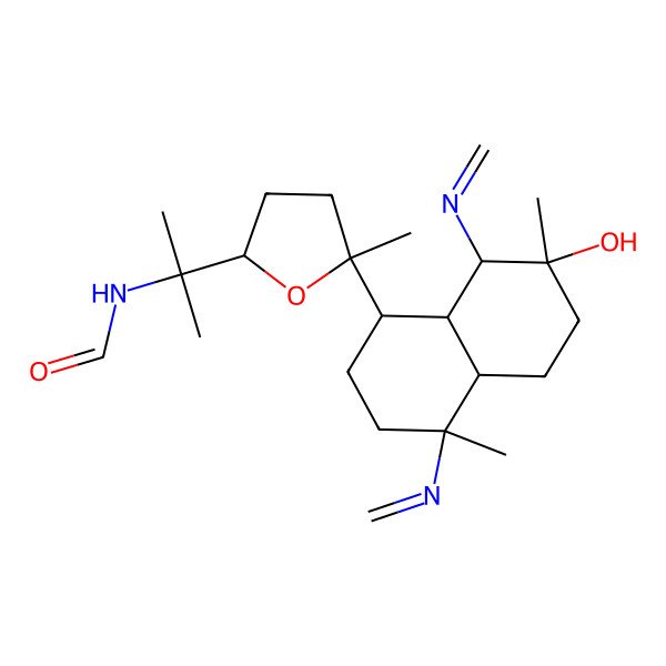 2D Structure of 15-formamido-kalihinol F