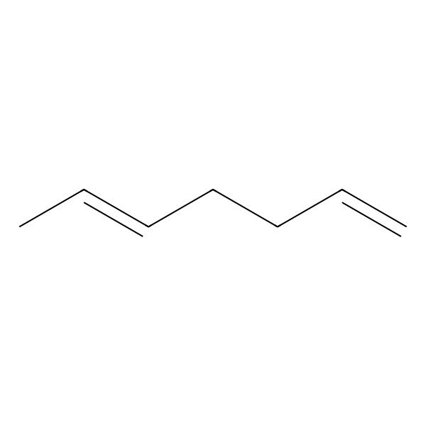 2D Structure of (5Z)-1,5-Heptadiene
