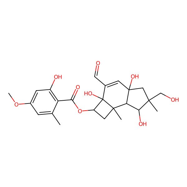 2D Structure of 15-hydroxy-5'-O-methylmelledonal