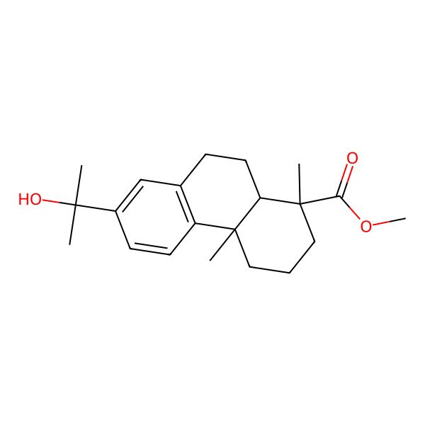 2D Structure of 15-Hydroxydehydroabietic acid, methyl ester
