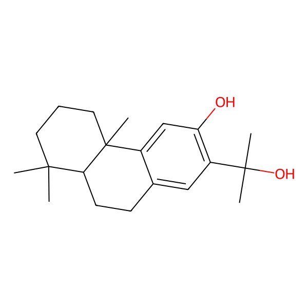 2D Structure of 15-Hydroxyferruginol 2D Structure of 15-Hydroxyferruginol