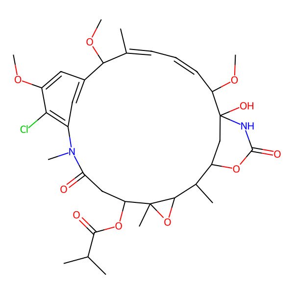 2D Structure of 15-Methoxyansamitocin P-3