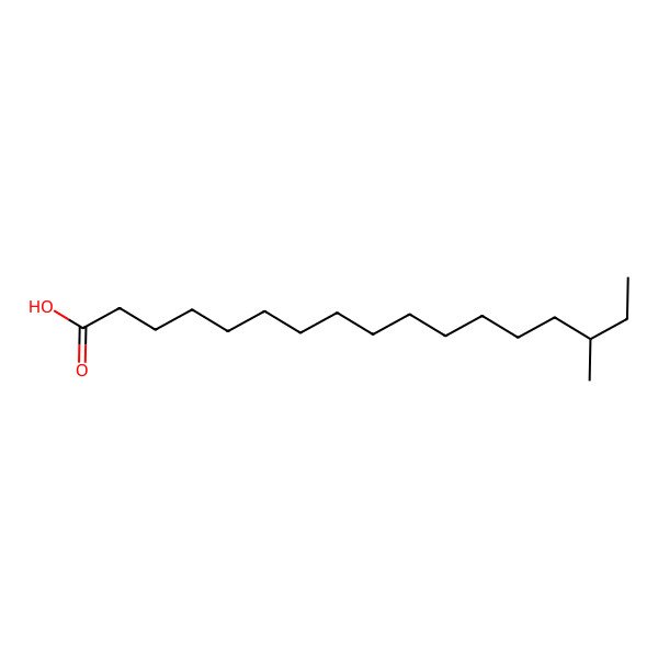 2D Structure of 15-Methylheptadecanoic acid