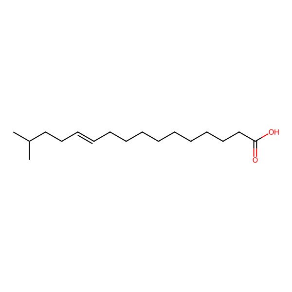 2D Structure of 15-Methylhexadec-11-enoic acid