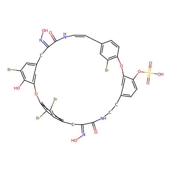 2D Structure of 15-O-sulfonatobastadin 11