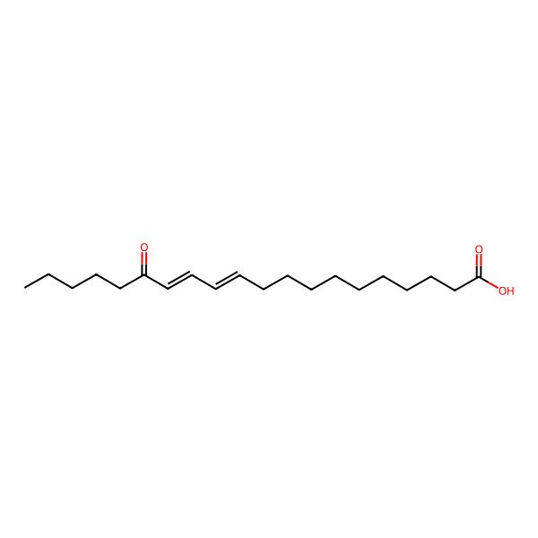 2D Structure of 15-oxo-11Z,13E-eicosadienoic acid