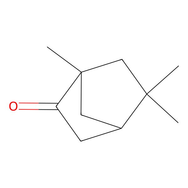 2D Structure of 1,5,5-Trimethylbicyclo[2.2.1]heptan-2-one