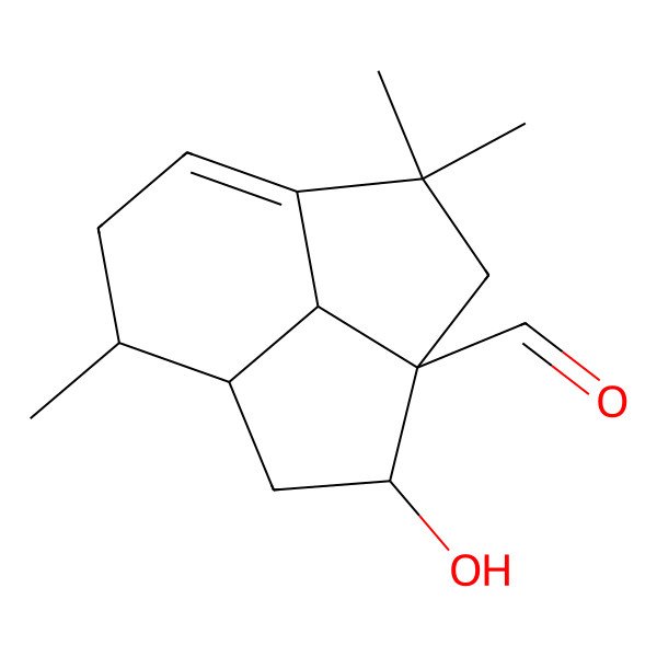 2D Structure of 15alpha-Hydroxy-14-aldehyde probotryan-4