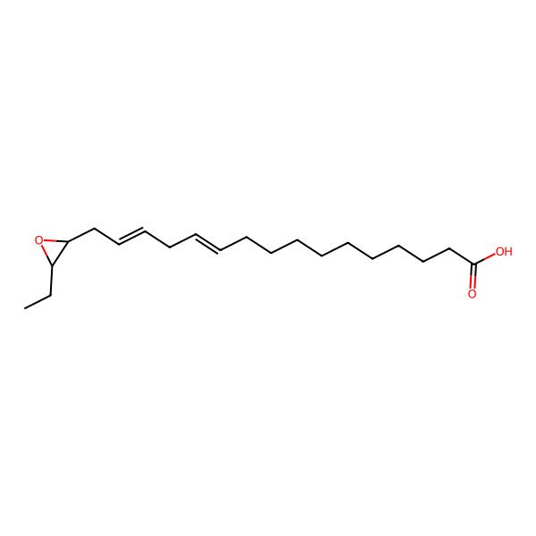 2D Structure of 16-(3-Ethyloxiran-2-yl)hexadeca-11,14-dienoic acid