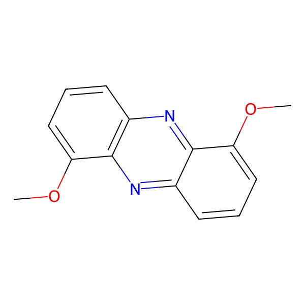 2D Structure of 1,6-Dimethoxyphenazine