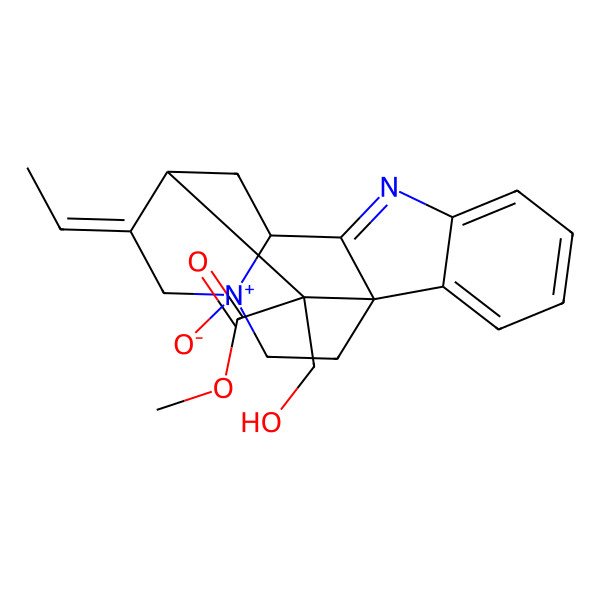 2D Structure of 16-epi-Deacetylakuammiline N(4)-oxide