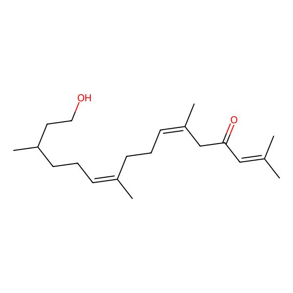 2D Structure of 16-Hydroxy-2,6,10,14-tetramethylhexadeca-2,6,10-trien-4-one