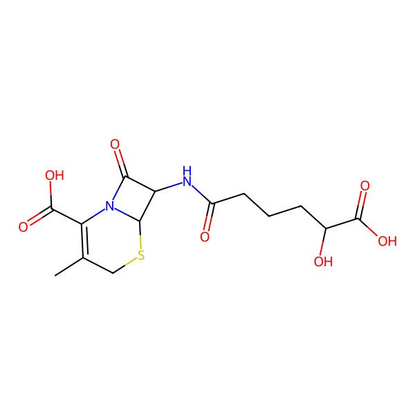 2D Structure of 16-Hydroxyadipoyl-7-ADCA