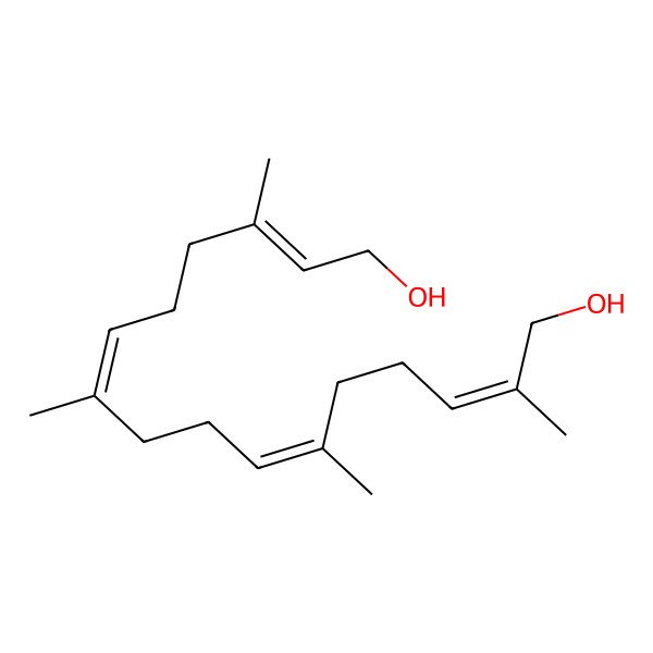 2D Structure of 16-Hydroxygeranylgeraniol