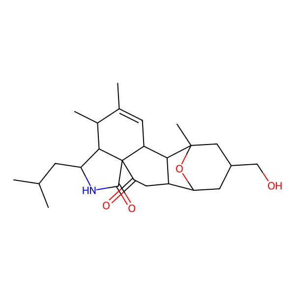 2D Structure of 16-hydroxymethylaspergillin PZ