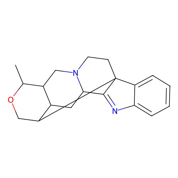 2D Structure of 16-Methyl-15-oxa-8,19-diazahexacyclo[11.8.0.01,9.02,7.010,19.012,17]henicosa-2,4,6,8-tetraene