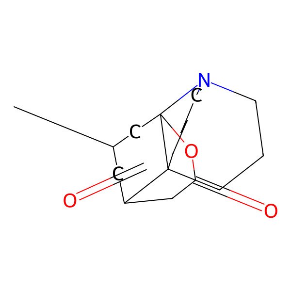 2D Structure of 16-Methyl-5-oxa-7-azatetracyclo[5.4.3.32,6.01,6]heptadecane-4,11-dione