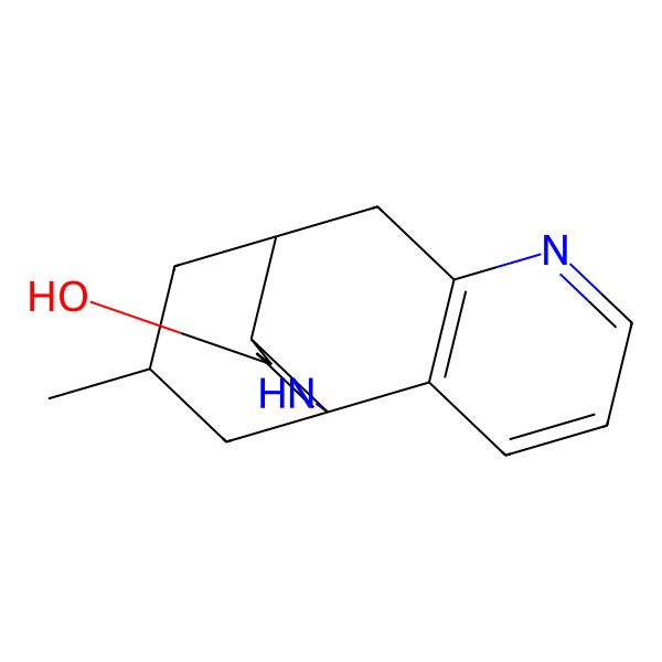 2D Structure of 16-Methyl-6,14-diazatetracyclo[7.5.3.01,10.02,7]heptadeca-2(7),3,5-trien-11-ol