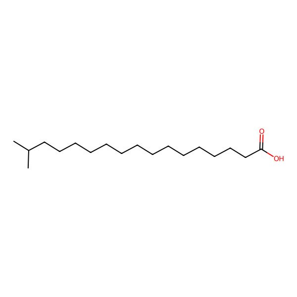 2D Structure of 16-Methylheptadecanoic Acid 2D Structure of 16-Methylheptadecanoic Acid