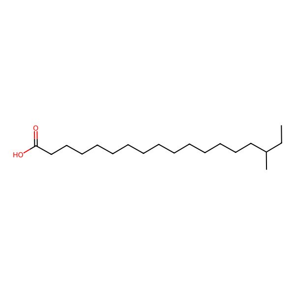 2D Structure of 16-Methyloctadecanoic acid