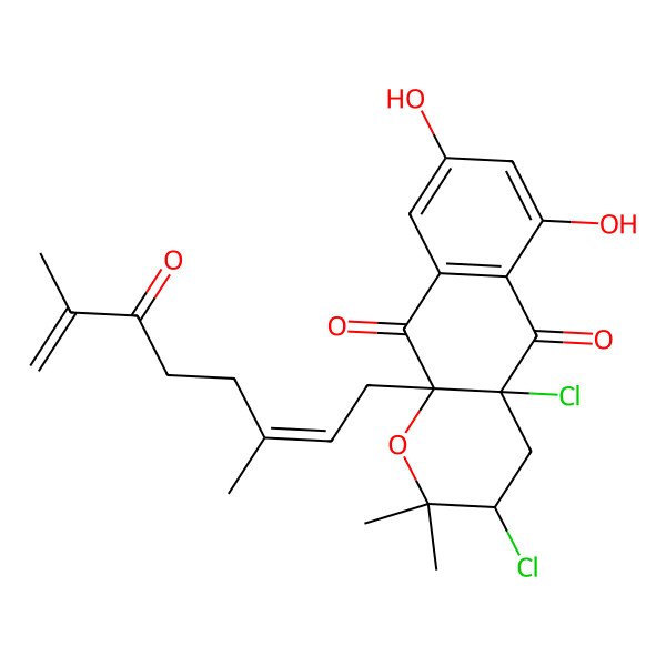 2D Structure of 16-Oxonapyradiomycin A2