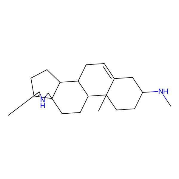 2D Structure of (1R,2S,9R,12S,13R,16S)-N,6,13-trimethyl-7-azapentacyclo[10.8.0.02,9.05,9.013,18]icosa-5,18-dien-16-amine