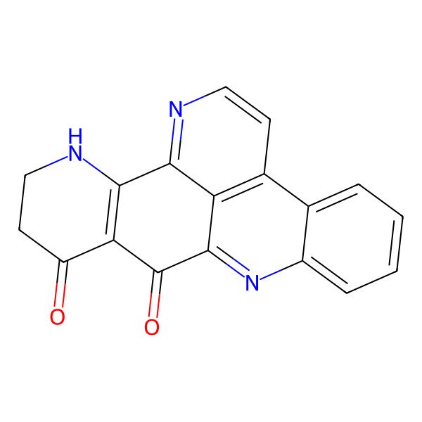 2D Structure of 2,12,15-triazapentacyclo[11.7.1.03,8.09,21.014,19]henicosa-1,3,5,7,9(21),10,12,14(19)-octaene-18,20-dione