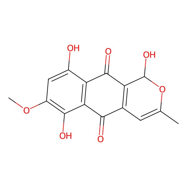 2D Structure of Anhydrofusarubin lactol