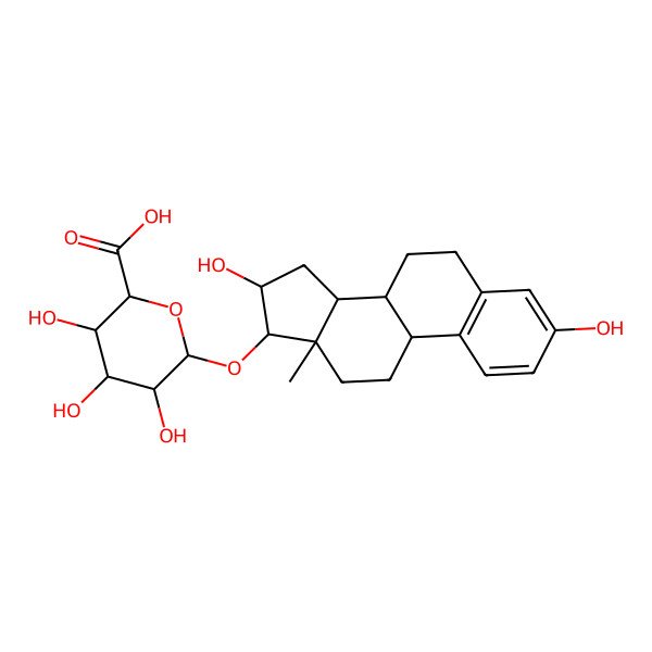 2D Structure of Estriol 17-glucuronide