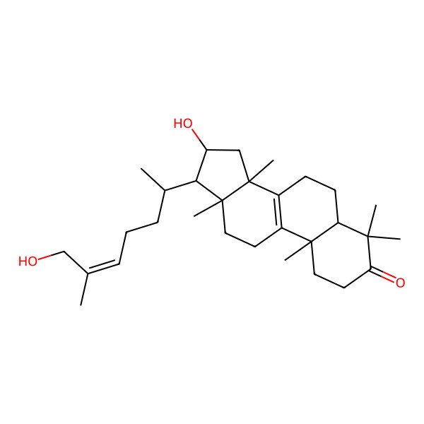 2D Structure of 16alpha,26-Dihydroxylanosta-8,24-dien-3-one