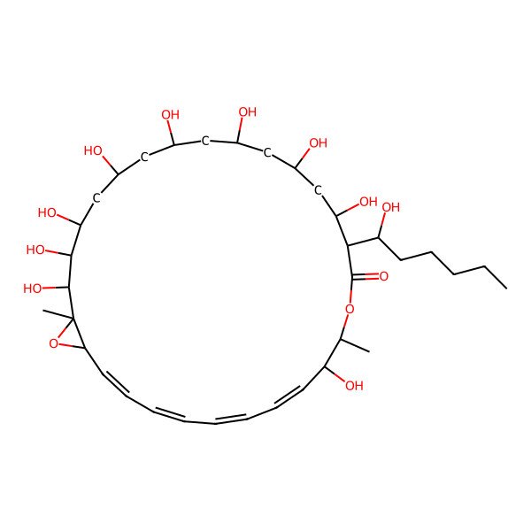 2D Structure of 16beta, 17beta-epoxyfilipin V