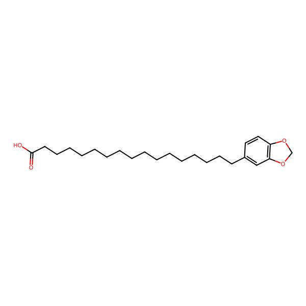 2D Structure of 17-(1,3-Benzodioxol-5-yl)heptadecanoic acid