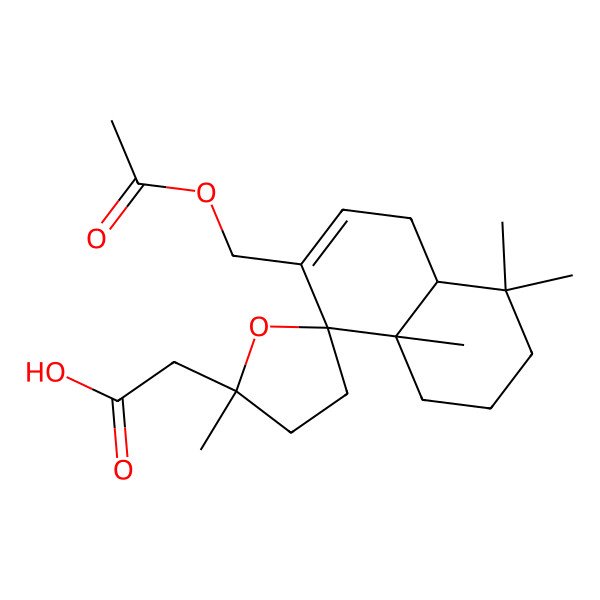 2D Structure of 17-Acetoxygrindelic acid