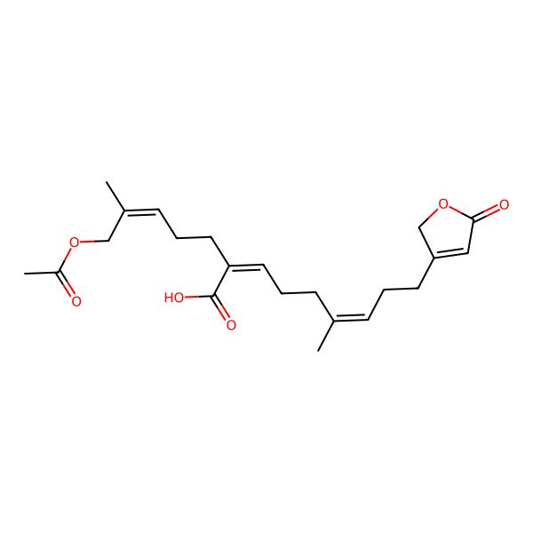 2D Structure of 17-Acetoxygutiesolbriolide